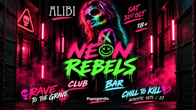 NEON REBELS / Halloween Alibi Belfast