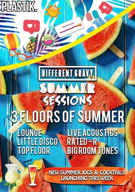 Different Gravy Summer Sessions at Plastik, Belfast on Sat 30 Jun