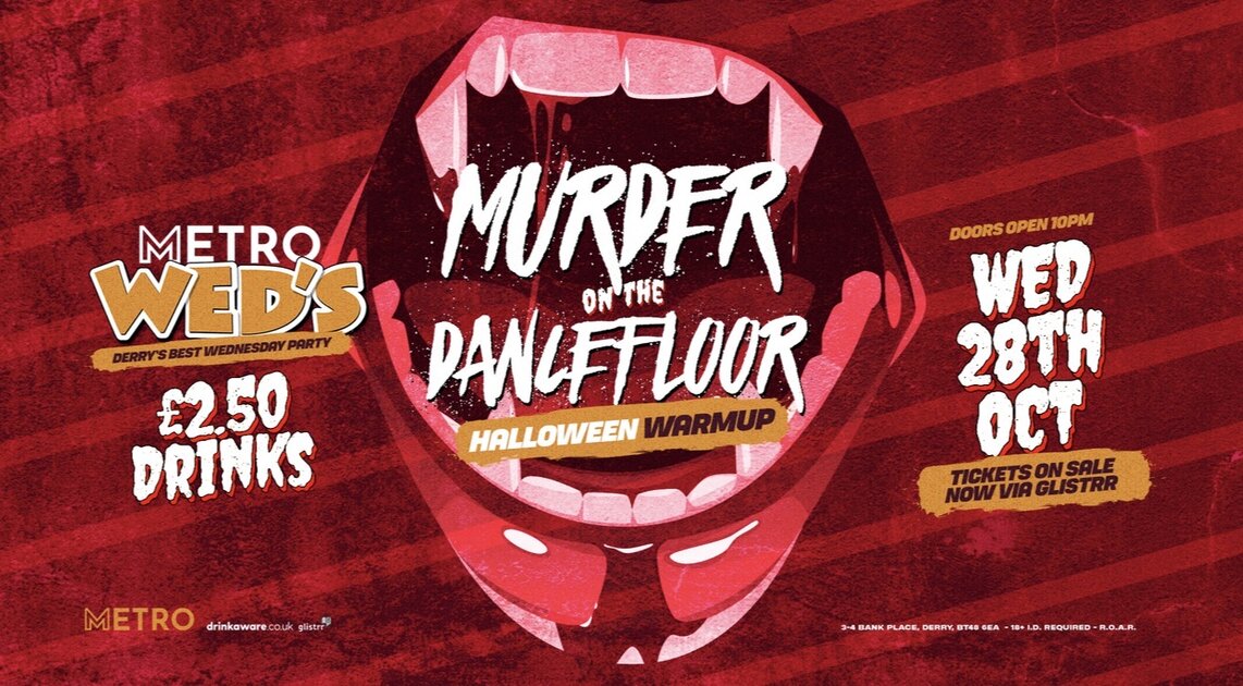 MURDER ON THE DANCE FLOOR OFFICIAL HALLOWEEN WARMUP PARTY