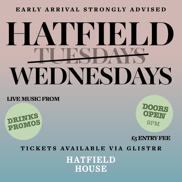 Hatfield Tuesdays with Micky Quinn at The Hatfield House, Belfast on