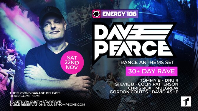 Dave Pearce Trance Anthems Day Rave 30+