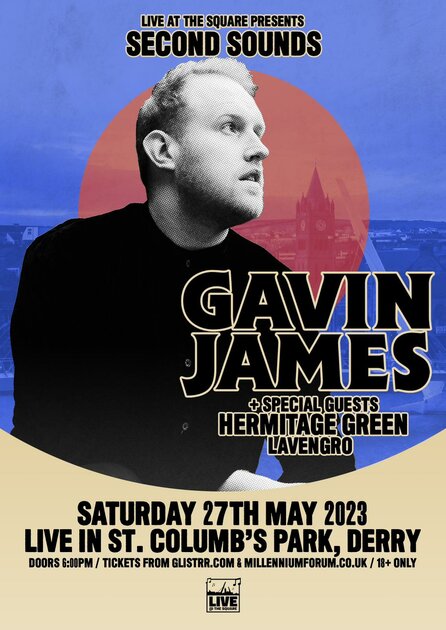 Gavin James  at St Columb's Park, Derry-Londonderry on Sat 27 May