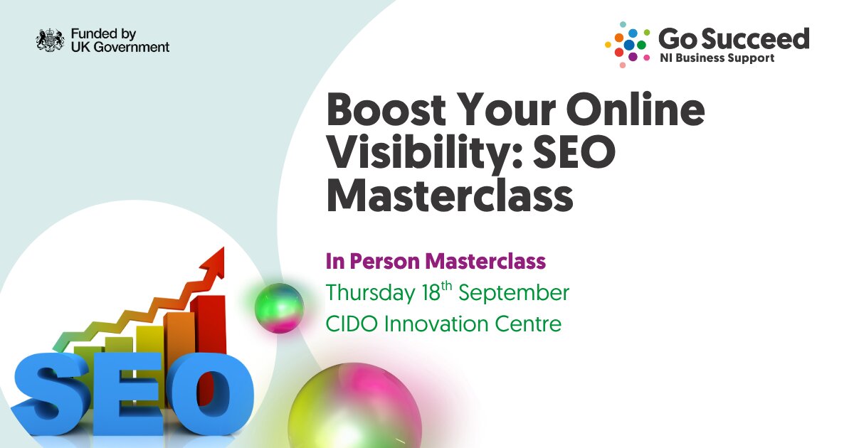 Boost Your Online Visibility: SEO Masterclass at Craigavon Industrial Development Organisation Ltd, Craigavon on Thu 18 Sep