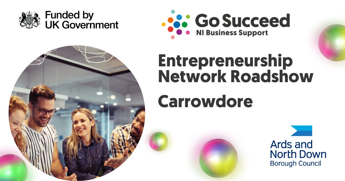 Entrepreneurship Network Roadshow - Carrowdore at Carrowdore Community Centre, Newtownards on Thu 16 Oct