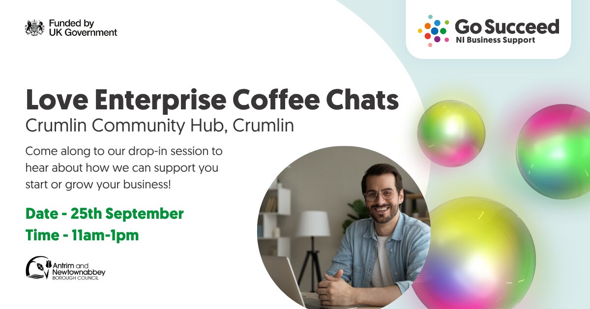 Love Enterprise Coffee Chats - Crumlin Community Hub, Crumlin at A Safe Space to Be Me - Crumlin Community Hub, Crumlin on Thu 25 Sep