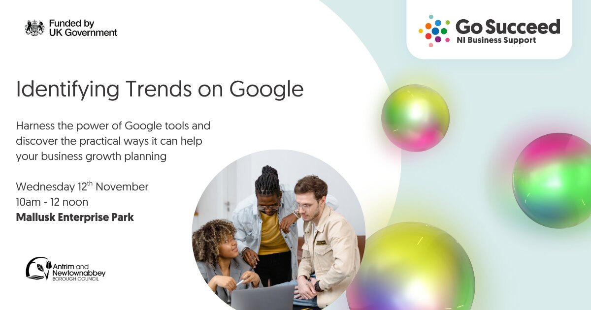 Identifying Trends on Google at Mallusk Enterprise Park Ltd., Newtownabbey on Wed 12 Nov 2025