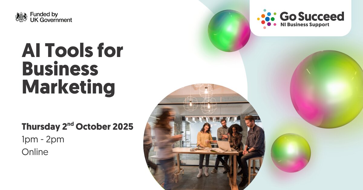 Go Succeed Grow: AI Tools for Business Marketing Live Stream on Thu 2 Oct
