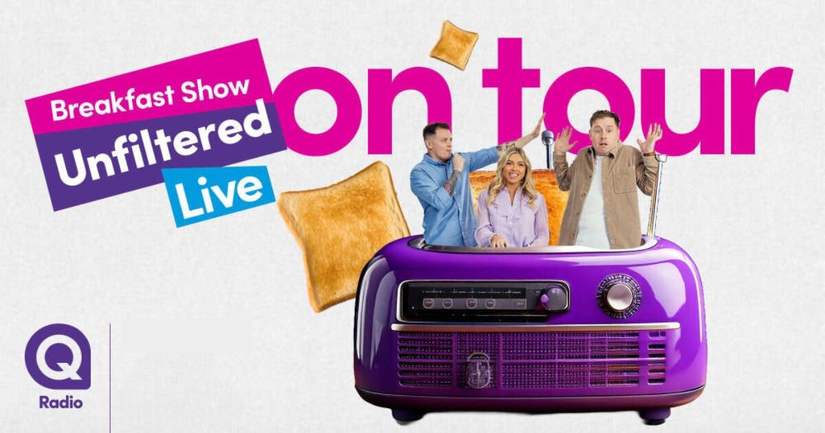 Q Radio Breakfast Show Live & Unfiltered - Enniskillen at The Westville Hotel, Enniskillen on Fri 5 Dec 2025