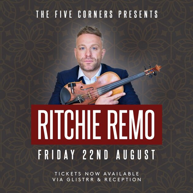 Ritchie Remo @ The Five Corners Bar at 5 Corners Guest Inn, Ballyclare on Fri 22 Aug 2025