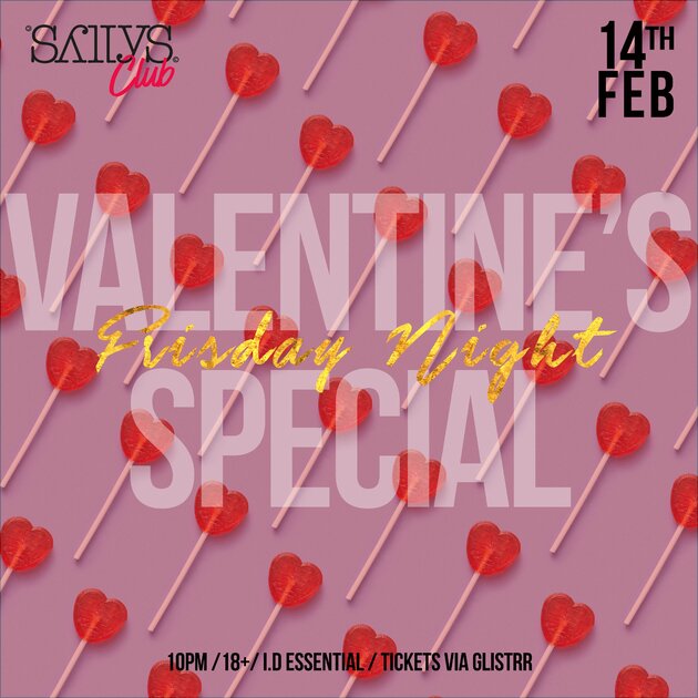 SALLYS - VALENTINES - SPECIAL at Sallys of Omagh, Omagh on Fri 14 Feb